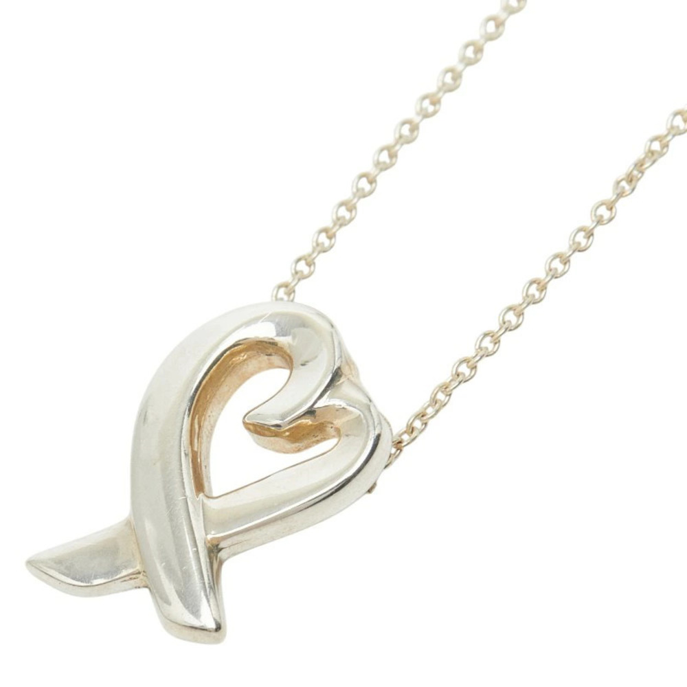 Tiffany Co Loving Heart Necklace Silver TIFFANYCo